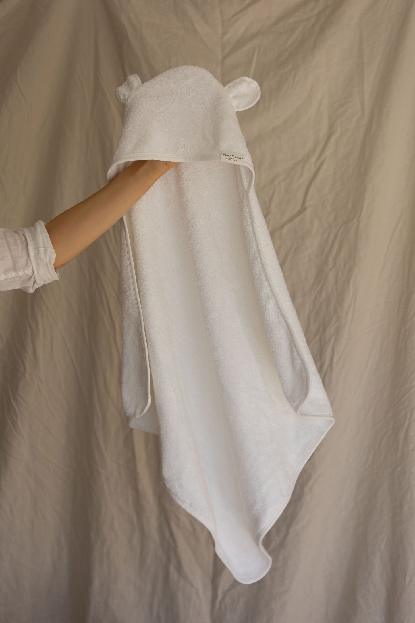 The White Bear Hooded Towel